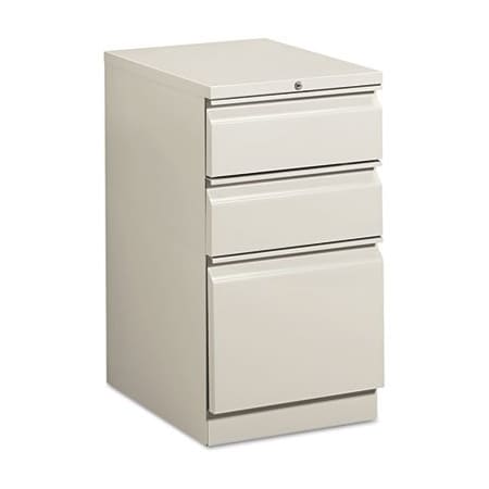 Hon HON, EFFICIENCIES MOBILE BOX/BOX/FILE PEDESTAL, 15W X 19.88D X 28H, LIGHT GRAY 33720RQ